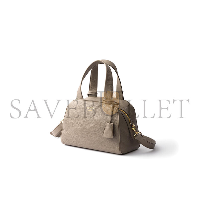 PRADA MEDIUM LEATHER TOP-HANDLE BAG 1BB149 (28*20*13cm)